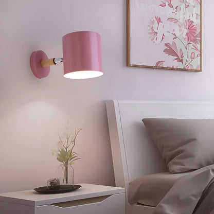 RoyaleGlow Macaron Wall Lamp - LED Bedside Light for Bedroom, Hallway and Living Room