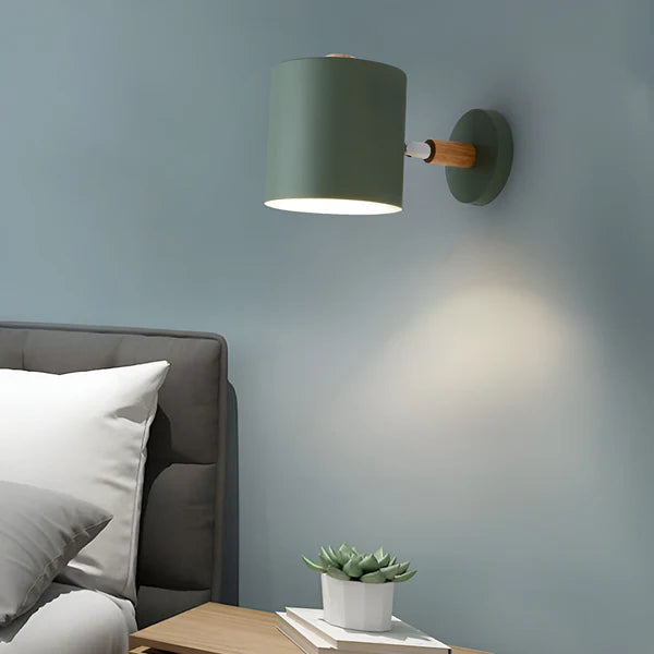 RoyaleGlow Macaron Wall Lamp - LED Bedside Light for Bedroom, Hallway and Living Room