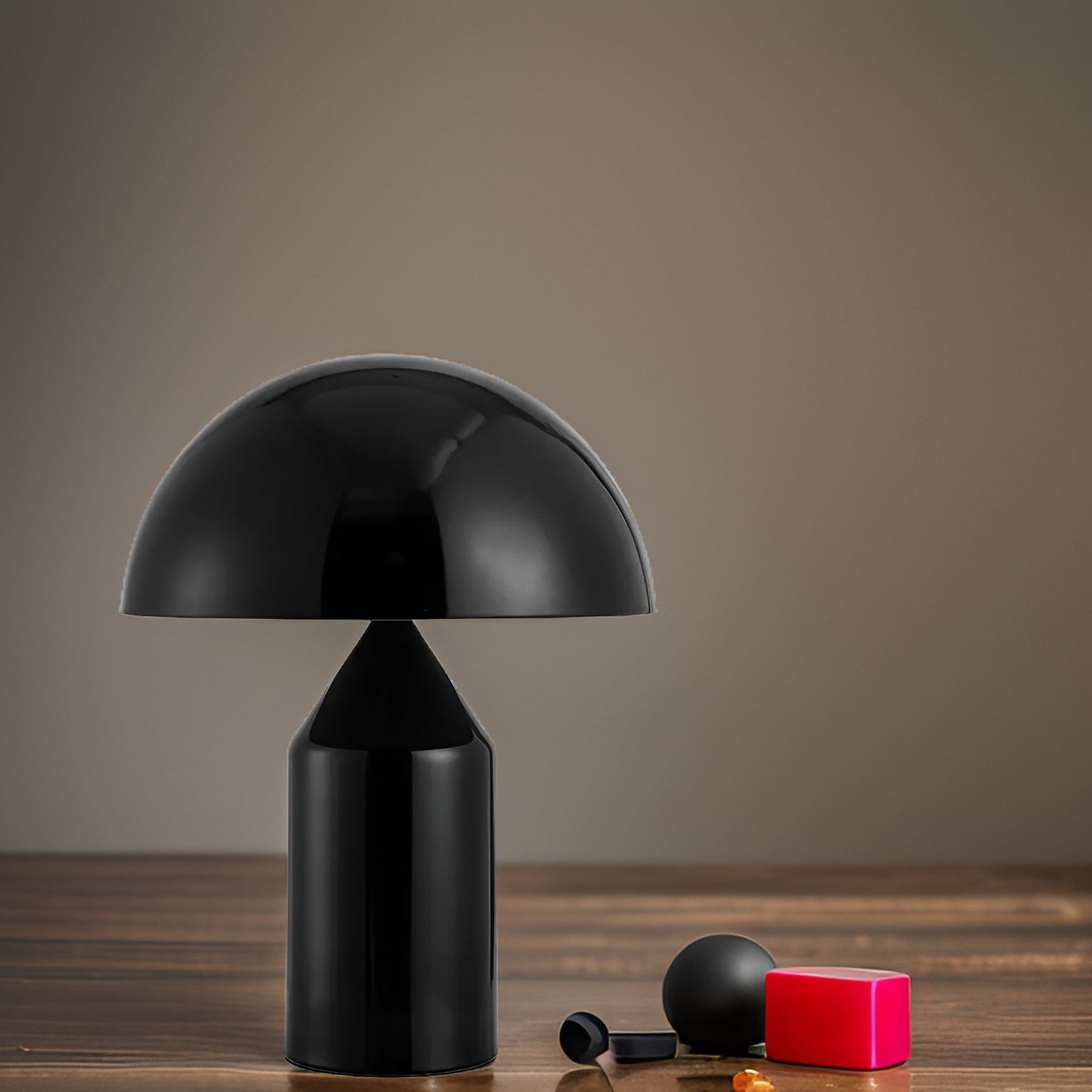 Royallure Mushroom Table Lamp with Touch Control - Elegant LED Lighting - Gold / Dia 25 cm x H 35 cm