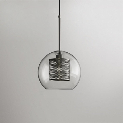 Honeycomb Glass & Metal Pendant Light 13