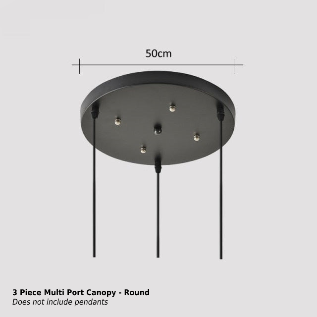 Honeycomb Glass & Metal Pendant Light 18