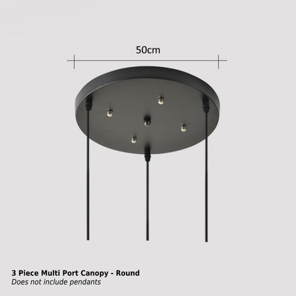 Honeycomb Glass & Metal Pendant Light 18