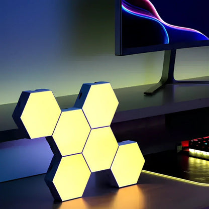 LuxRoyale Honeycomb Lighting Hexagon Panels 16 Million Colors