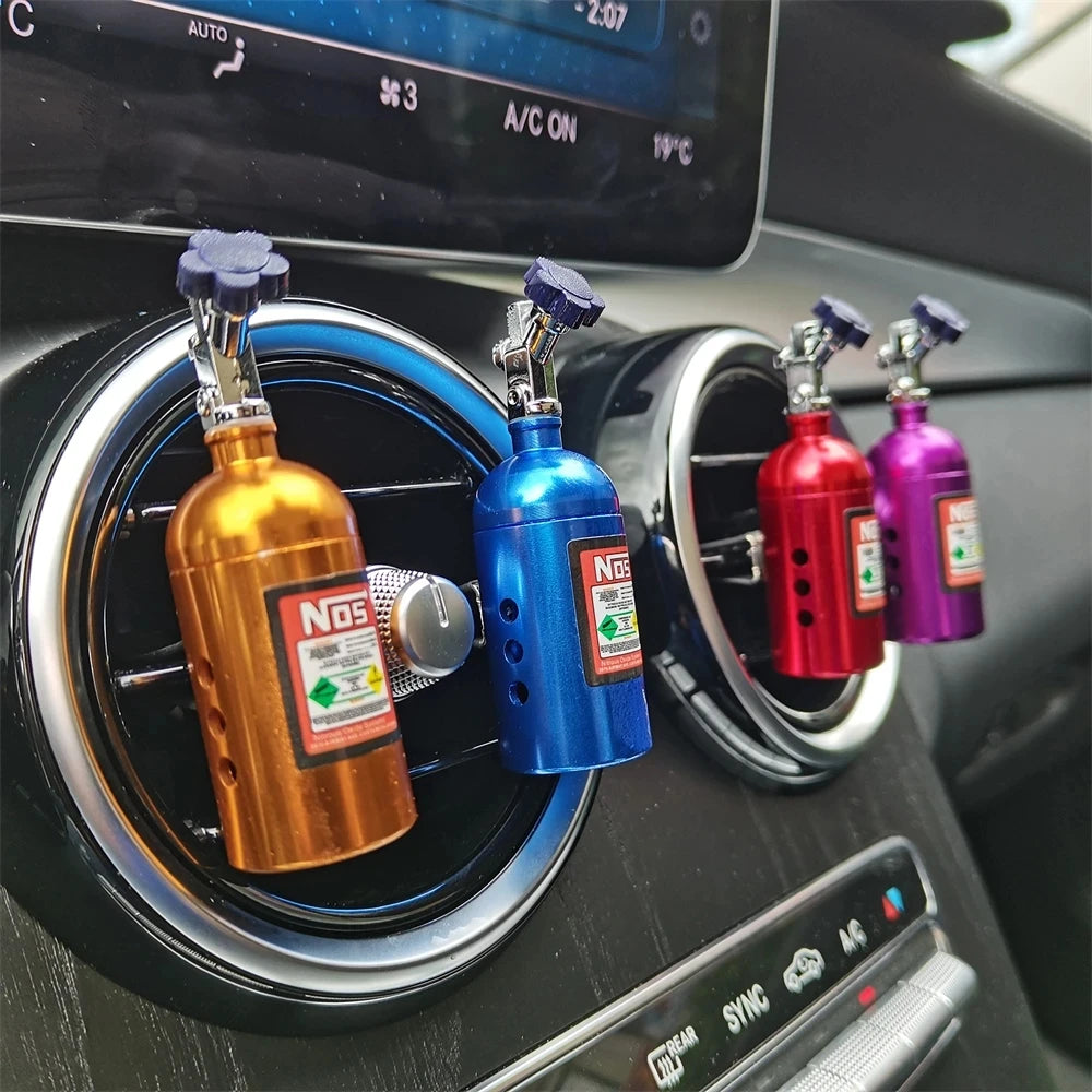 Hot Sale Car Air Freshener NOS Nitrogen Bottle Air Vent Aromatherapy Auto Aroma Outle Perfume Flavoring Fragrances Accessories 0