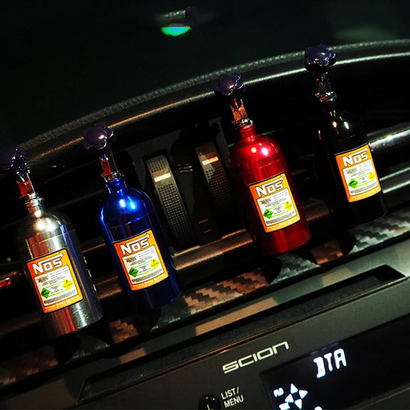 Hot Sale Car Air Freshener NOS Nitrogen Bottle Air Vent Aromatherapy Auto Aroma Outle Perfume Flavoring Fragrances Accessories 2