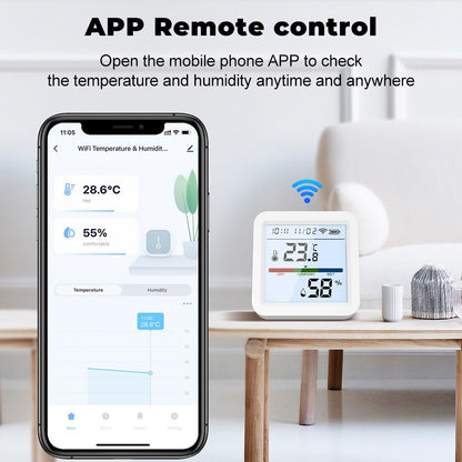 Royaleva Wifi-Enabled Temperature And Humidity Sensor
