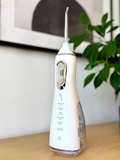 Lumora Water Flosser Cordless Oral Irrigator - Ultra Large Tank 5 Mode 360 Jet Cleaner