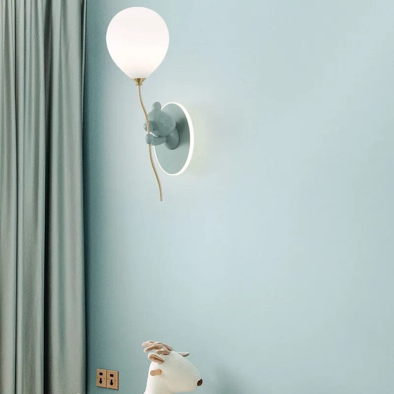 RoyaleGlow Artistic Bear Wall Lamp for Kids Room