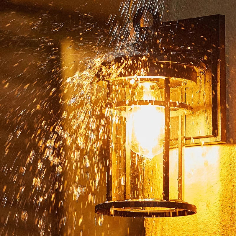 IP55 Outdoor waterproof clear glass shade lamp 3