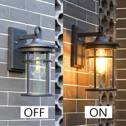 IP55 Outdoor waterproof clear glass shade lamp 4