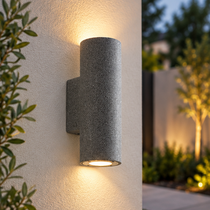 IP65 Waterproof Concrete Wall Light Minimalist Industrial Style Wall-Mounted Suitable for Indoor, Outdoor, and Courtyard Use