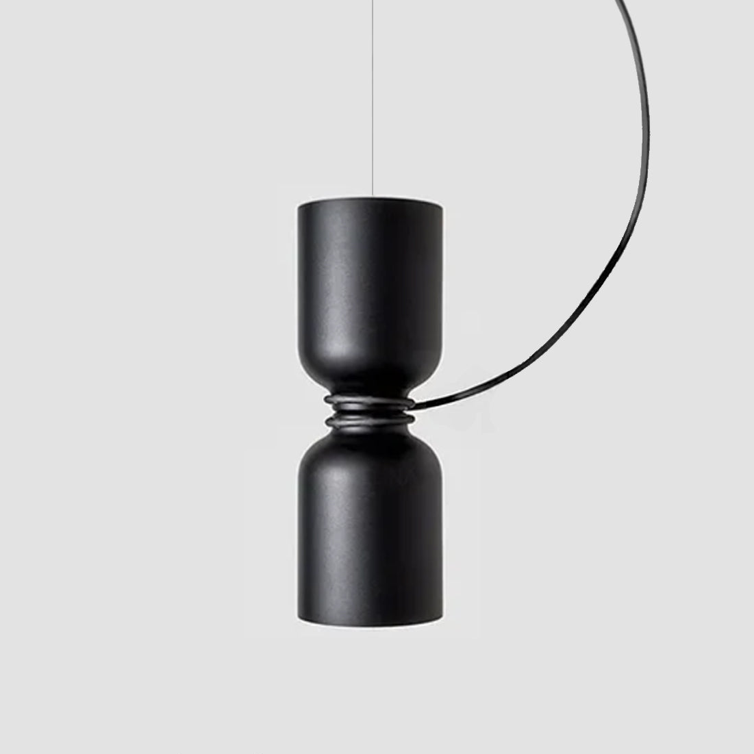 RoyaleGlow Modern LED Floating Iron Pendant Light - Minimalist White Ceiling Fixture