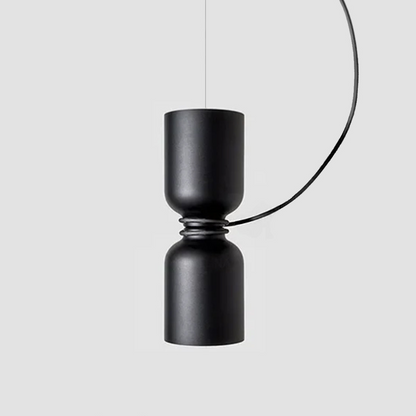 RoyaleGlow Modern LED Floating Iron Pendant Light - Minimalist White Ceiling Fixture