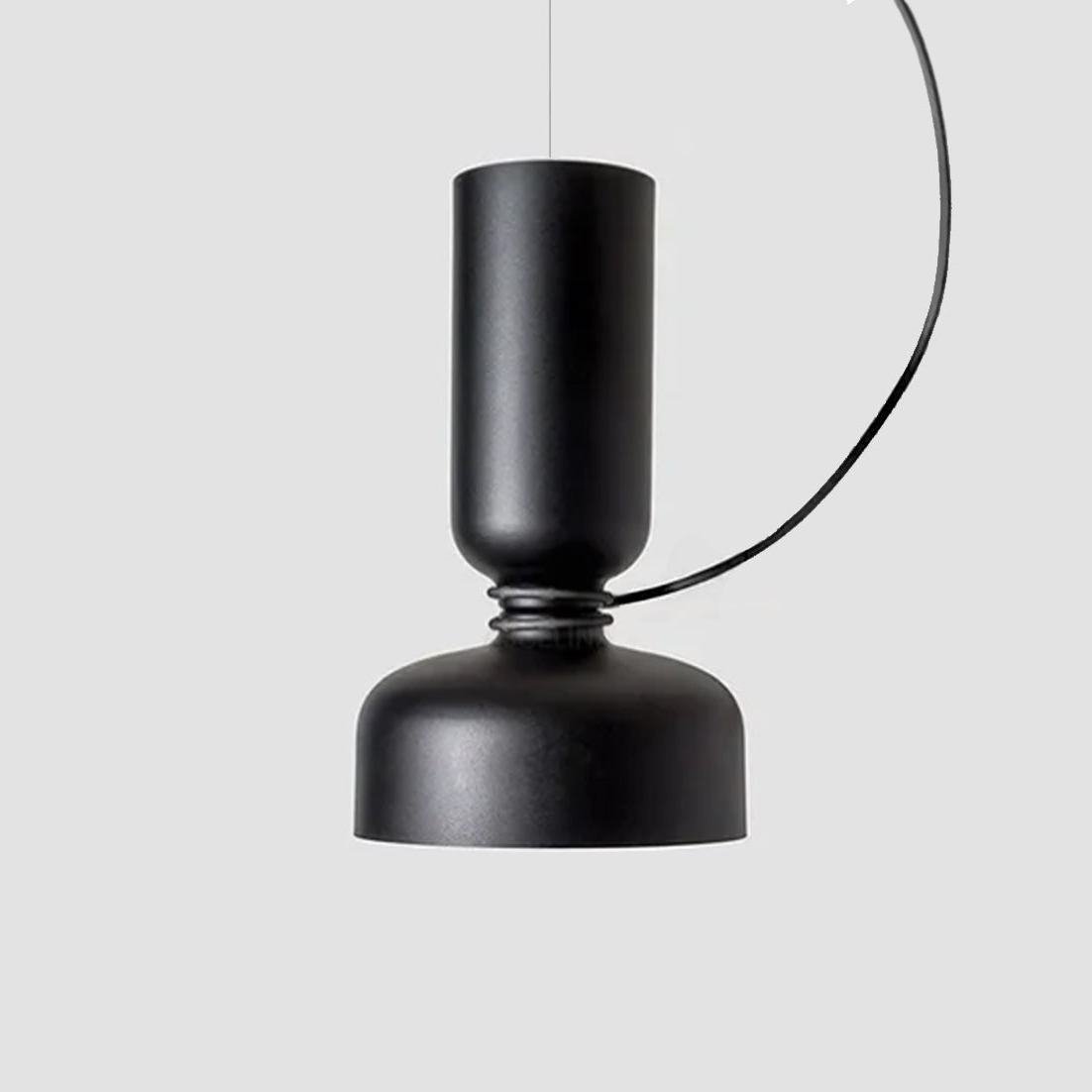 RoyaleGlow Modern LED Floating Iron Pendant Light - Minimalist White Ceiling Fixture