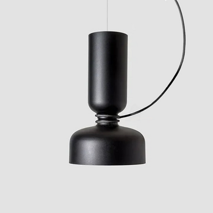 RoyaleGlow Modern LED Floating Iron Pendant Light - Minimalist White Ceiling Fixture