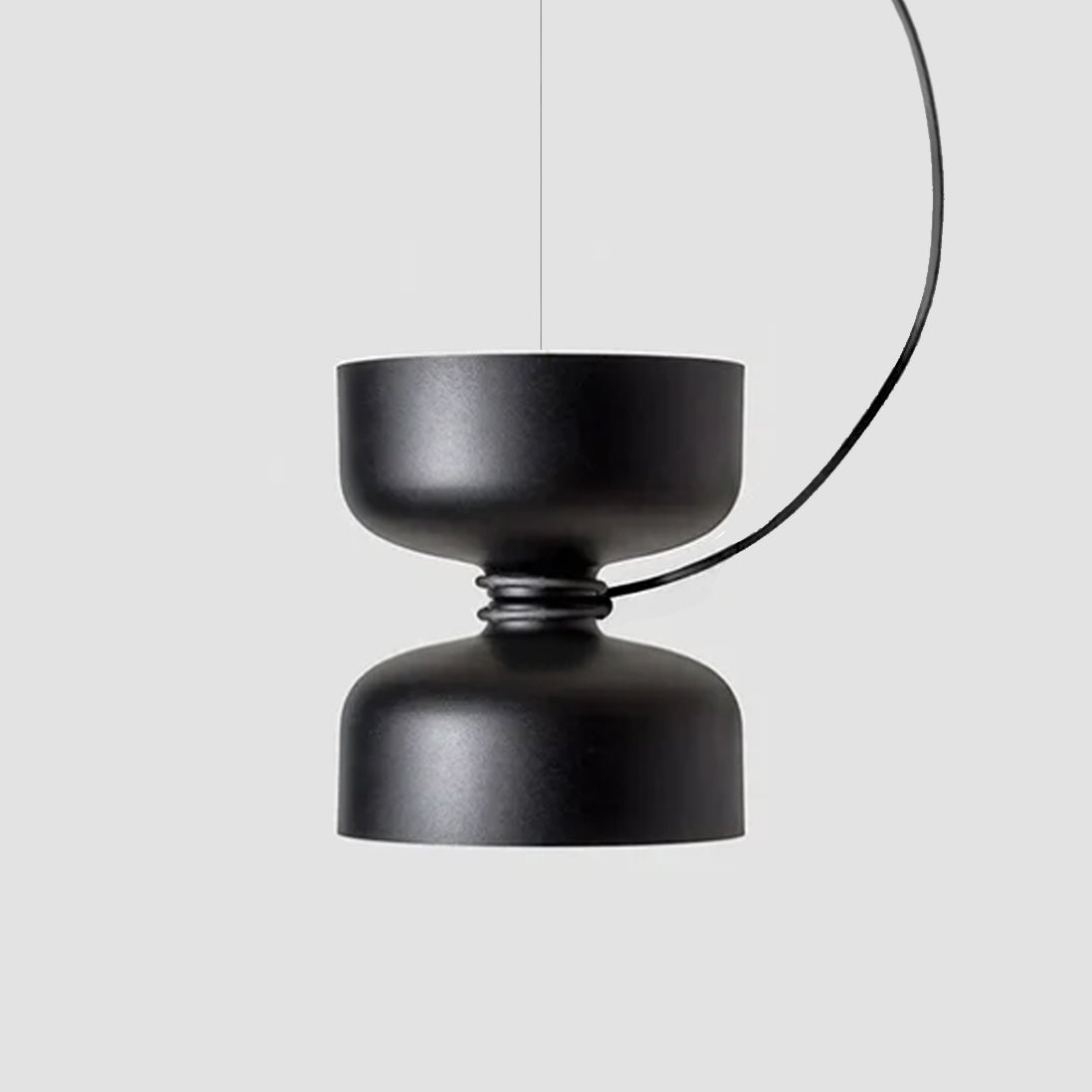 RoyaleGlow Modern LED Floating Iron Pendant Light - Minimalist White Ceiling Fixture
