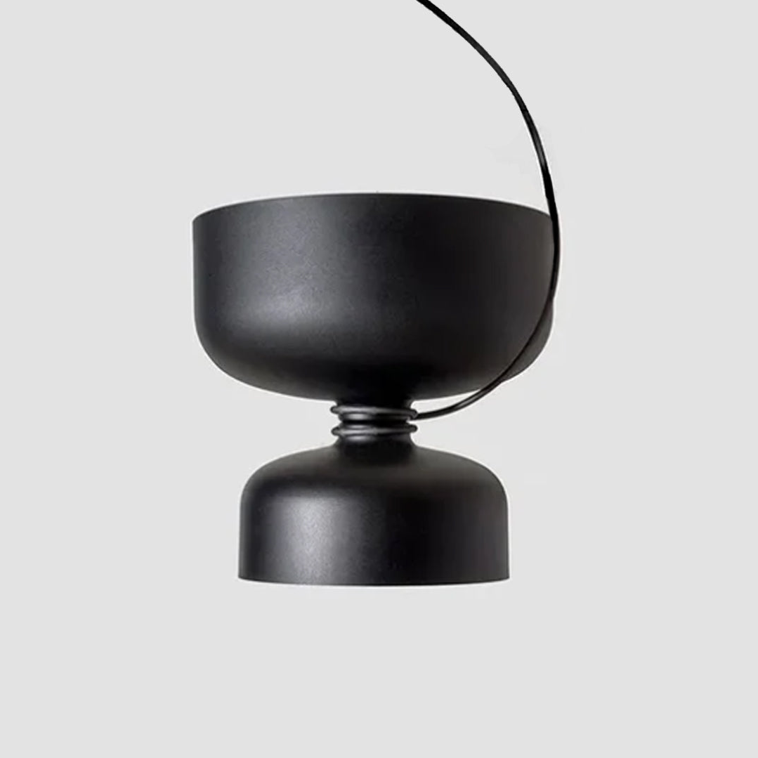 RoyaleGlow Modern LED Floating Iron Pendant Light - Minimalist White Ceiling Fixture