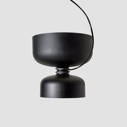 RoyaleGlow Modern LED Floating Iron Pendant Light - Minimalist White Ceiling Fixture