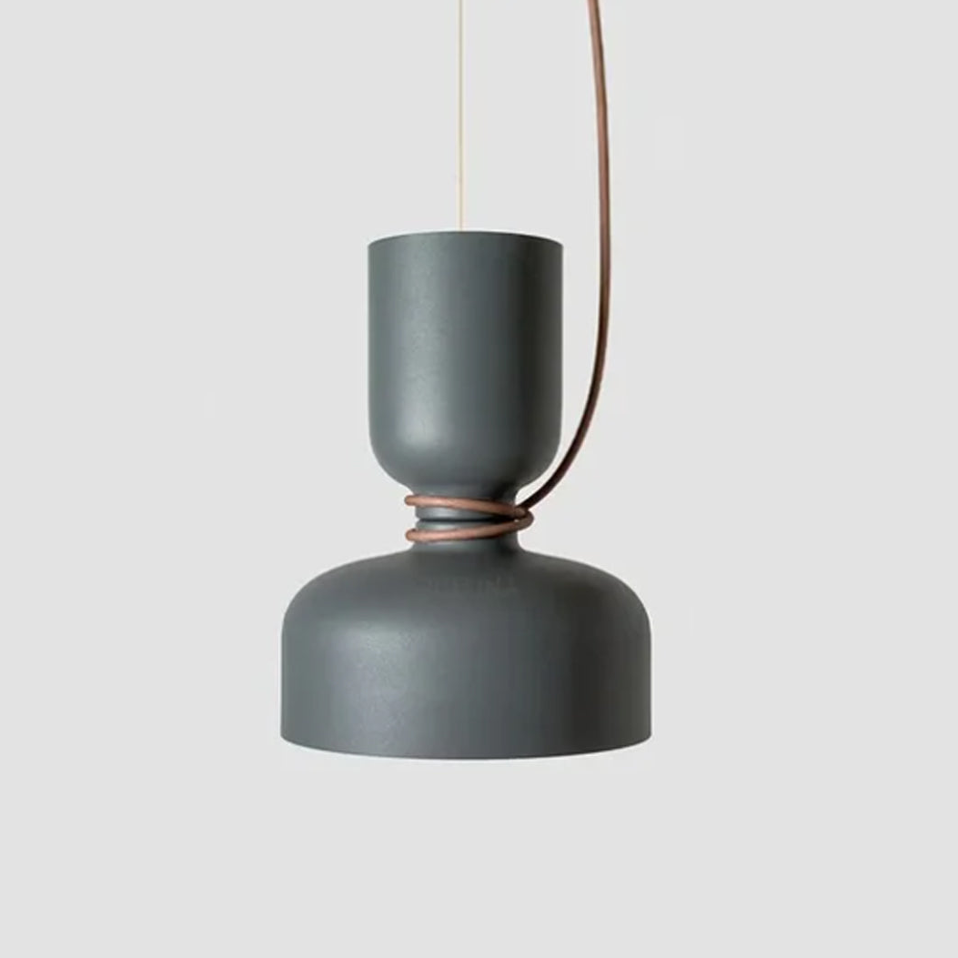 RoyaleGlow Modern LED Floating Iron Pendant Light - Minimalist White Ceiling Fixture
