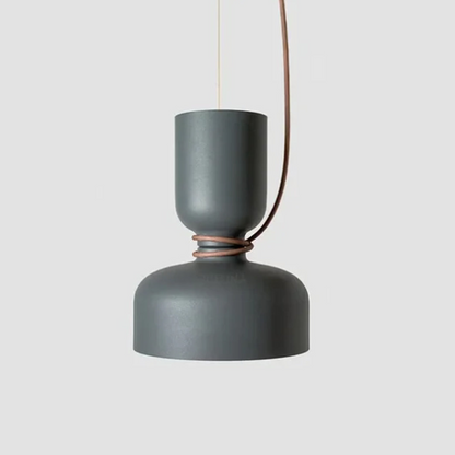 RoyaleGlow Modern LED Floating Iron Pendant Light - Minimalist White Ceiling Fixture