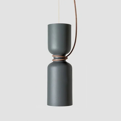 RoyaleGlow Modern LED Floating Iron Pendant Light - Minimalist White Ceiling Fixture