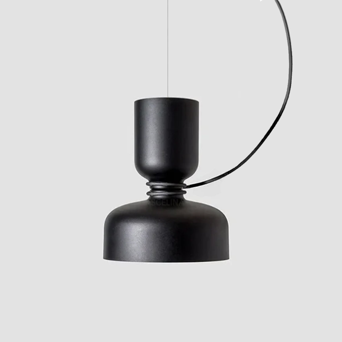 RoyaleGlow Modern LED Floating Iron Pendant Light - Minimalist White Ceiling Fixture