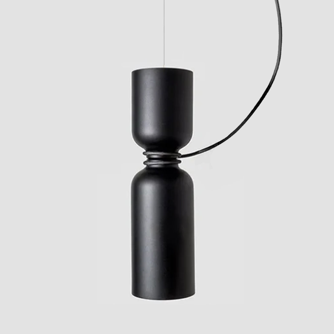 RoyaleGlow Modern LED Floating Iron Pendant Light - Minimalist White Ceiling Fixture