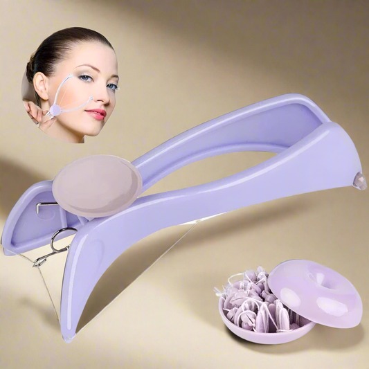 "Pro Facial Hair Threader – Painless, Portable Hair Removal Tool for Smooth, Salon-Quality Skin at Home