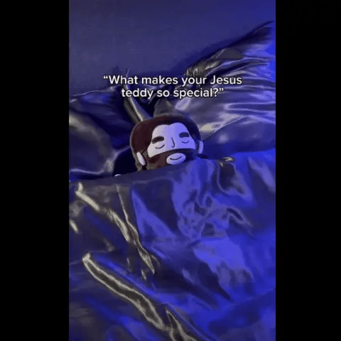 RoyaleGlow Breathing Jesus Soothing Plushie for Sleep Aid