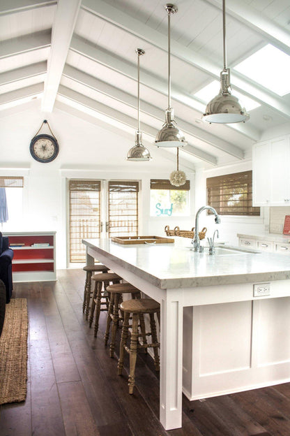 LuxRoyale Industrial Farmhouse Pendant Light - Polished Chrome Metal Dome Shade