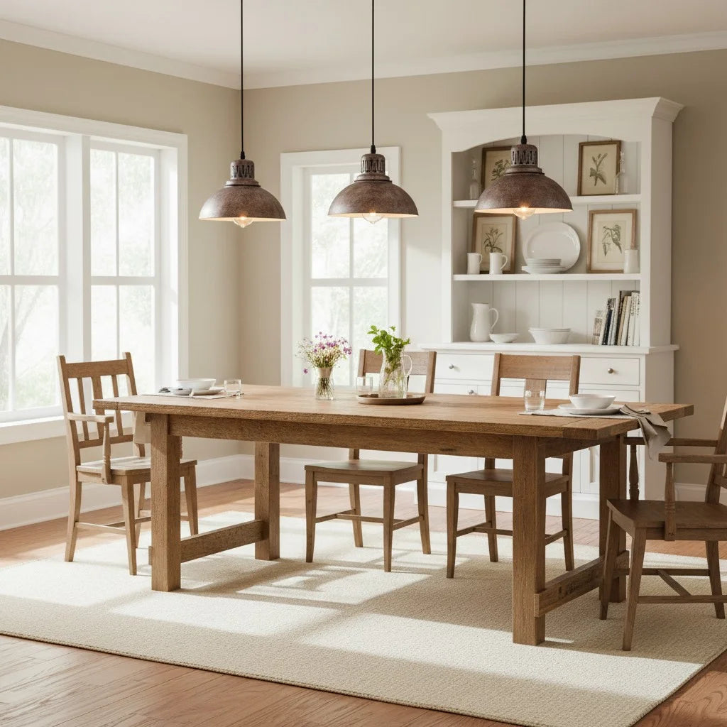 Industrial Vintage Metal Dome Pendant Light 8