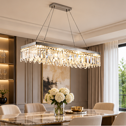 Irregular Crystal Flush Mount Ceiling Light