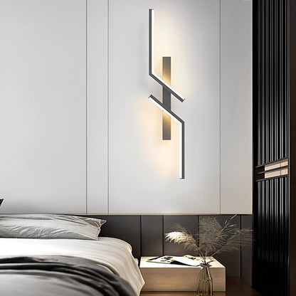 Irregular Symmetrical L Shape Creative LED Minimalist Wall Lamp Sconces Lighting 0