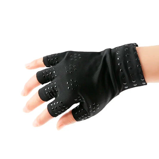 Luxora Fingerless Magnetic Compression Gloves for Arthritis