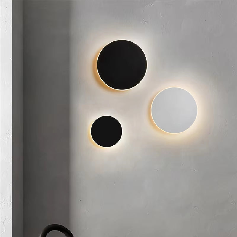 RoyaleGlow Round LED Outdoor Wall Sconce Stainless Steel With Acrylic Diffuser & IP65