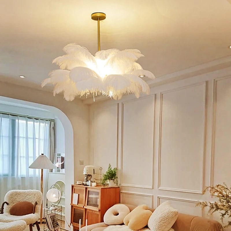 Jack Feather Chandelier 1