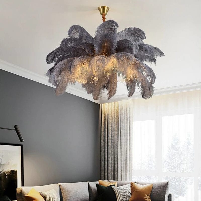 Jack Feather Chandelier 4