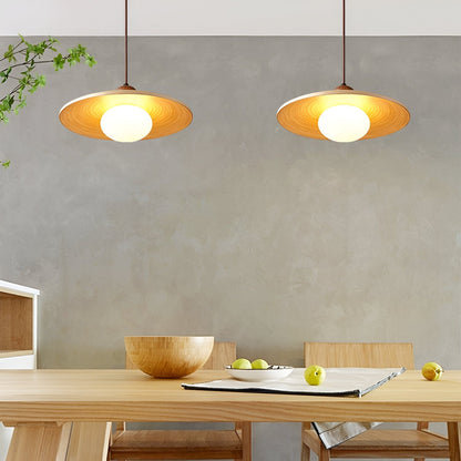 Japandi Wooden Pendant Light 1