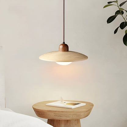 Japandi Wooden Pendant Light 3