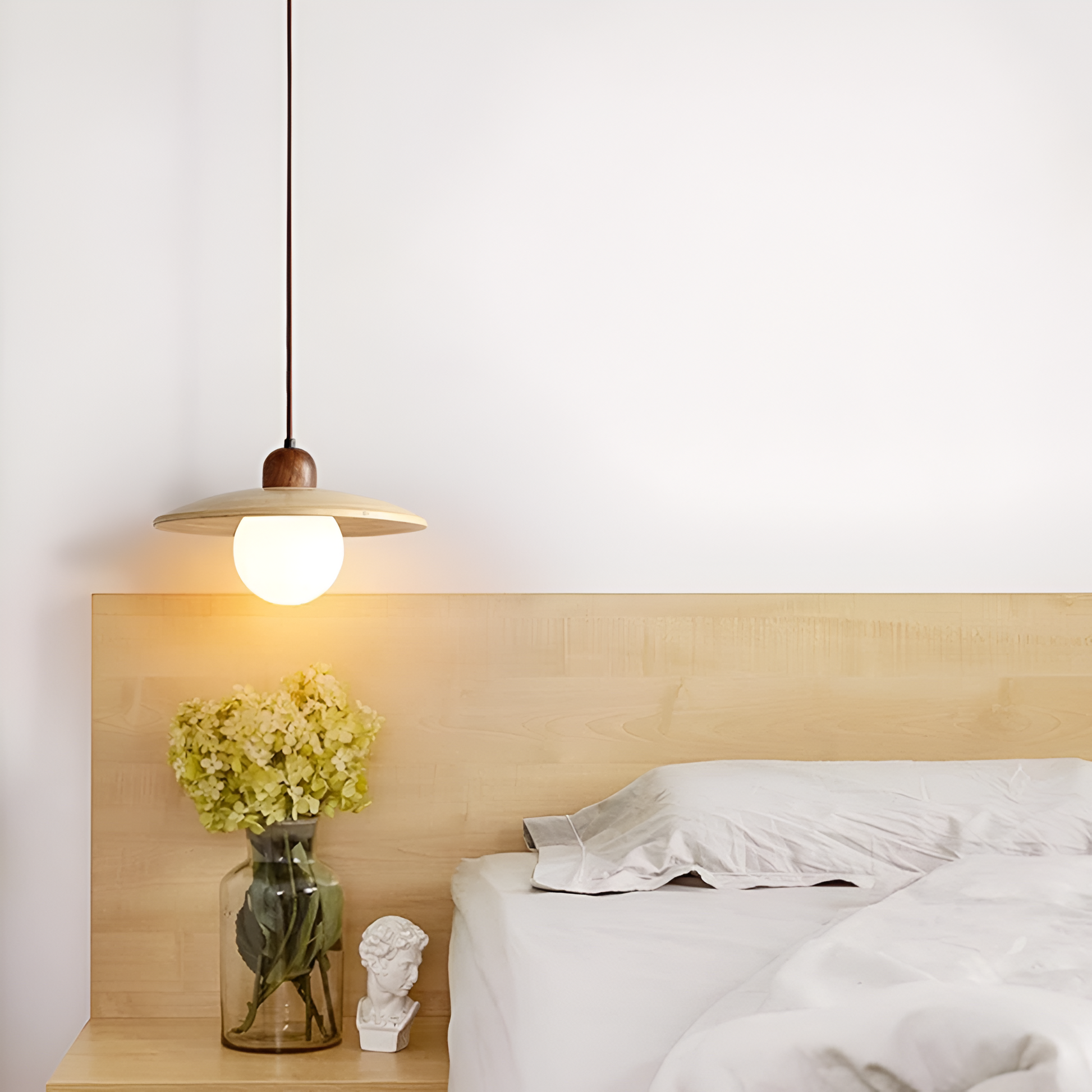 Japandi Wooden Pendant Light 6