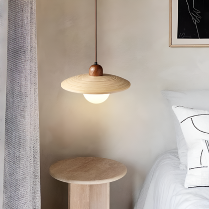 Japandi Wooden Pendant Light 7