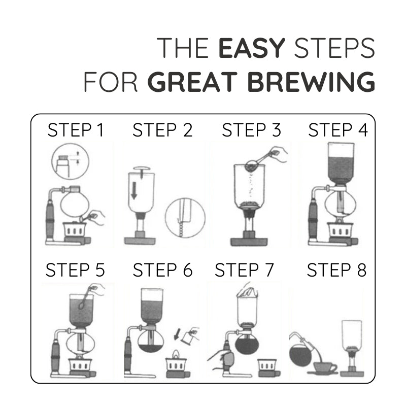 Luxora Japanese Syphon Coffee Maker - Premium Brew Experience