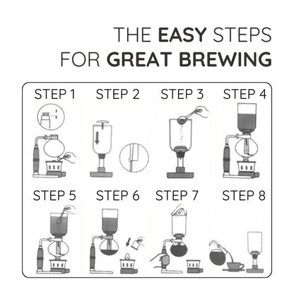 Luxora Japanese Syphon Coffee Maker - Premium Brew Experience