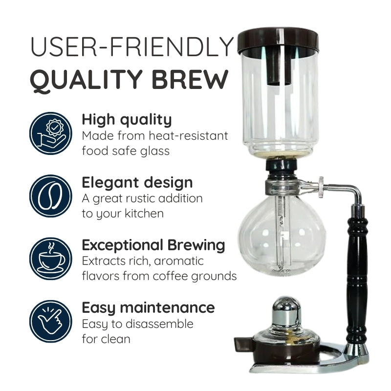 Luxora Japanese Syphon Coffee Maker - Premium Brew Experience