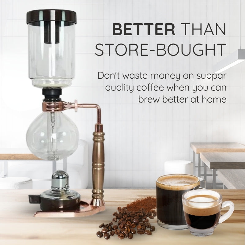 Luxora Japanese Syphon Coffee Maker - Premium Brew Experience