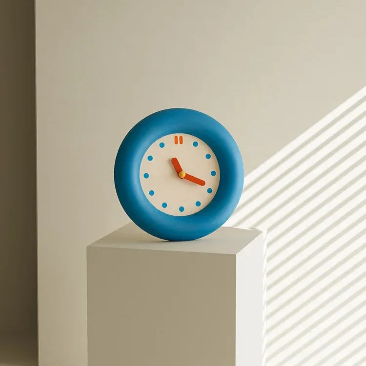 Japanese Minimalist Blue Pendulum Wall Clock 8