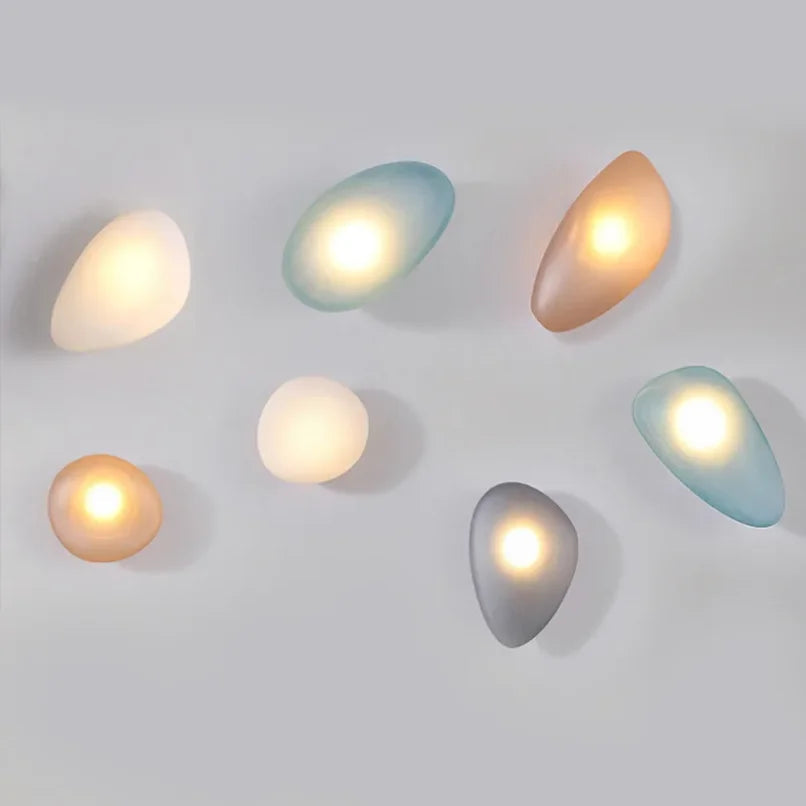 Japanese Pebble Wall Lamp 4