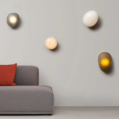Japanese Pebble Wall Lamp 6