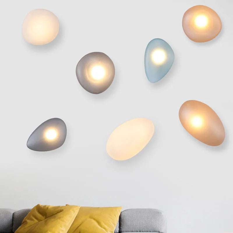 Japanese Pebble Wall Lamp 7