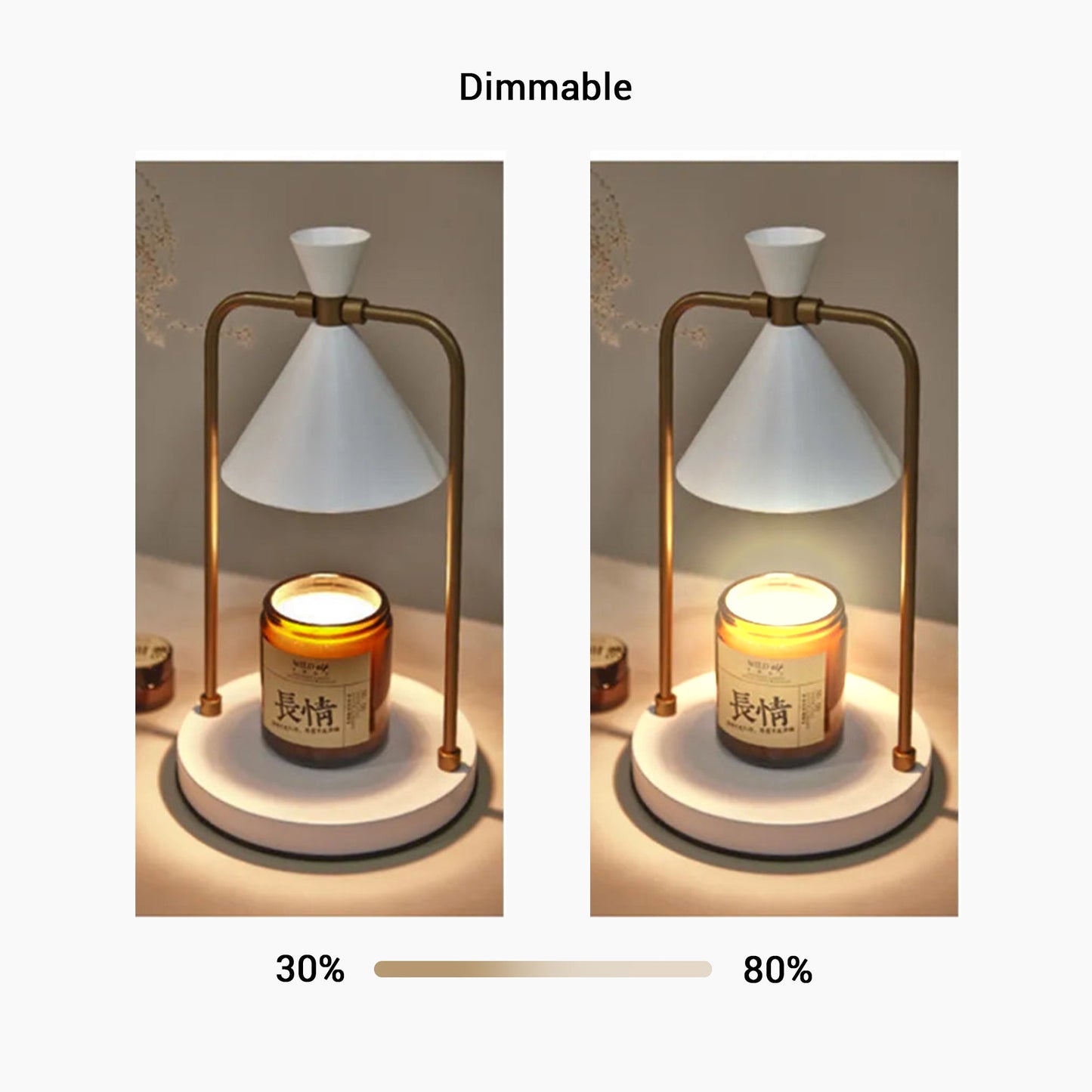 Japanese Style Dimmable Candle Warmer Lamp 8